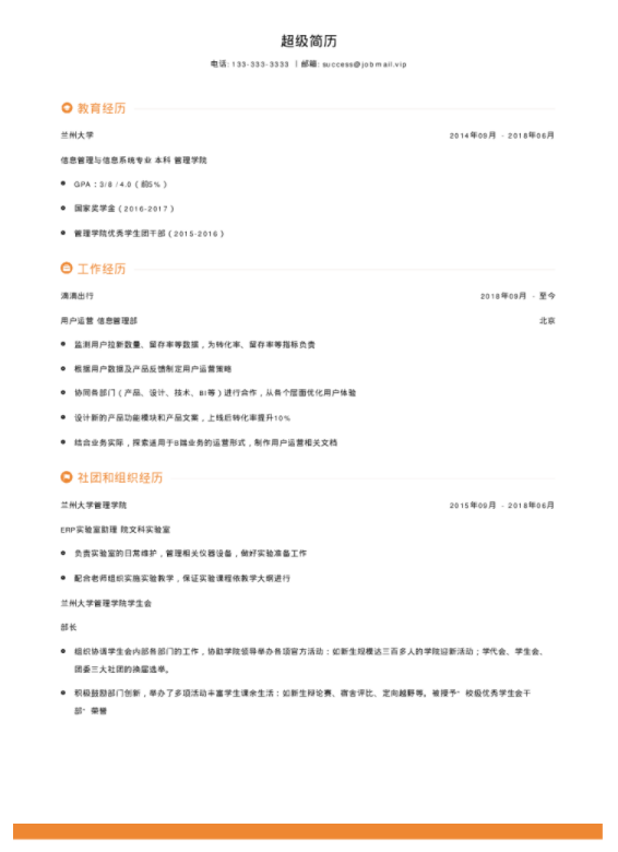 大学生简历模板.png 大学生就业前景与目标
云模板浅谈