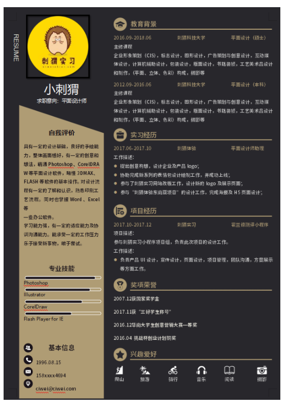 深色艺术背景简历模板.png
云模版指导你注意这几点 避免简历被刷掉