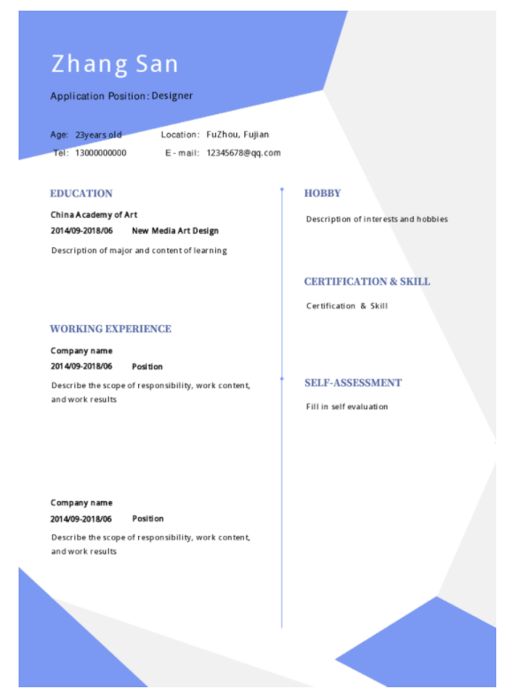个人简历英文版商务风.png 英文简历格式要求, 求职要求要怎么写比较好
云模版告诉你