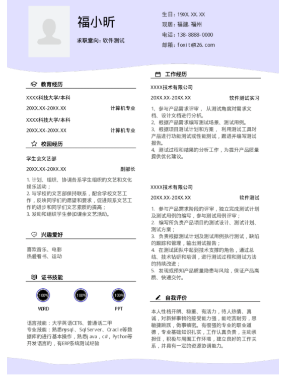 简历和求职信的区别，云模板来告诉您